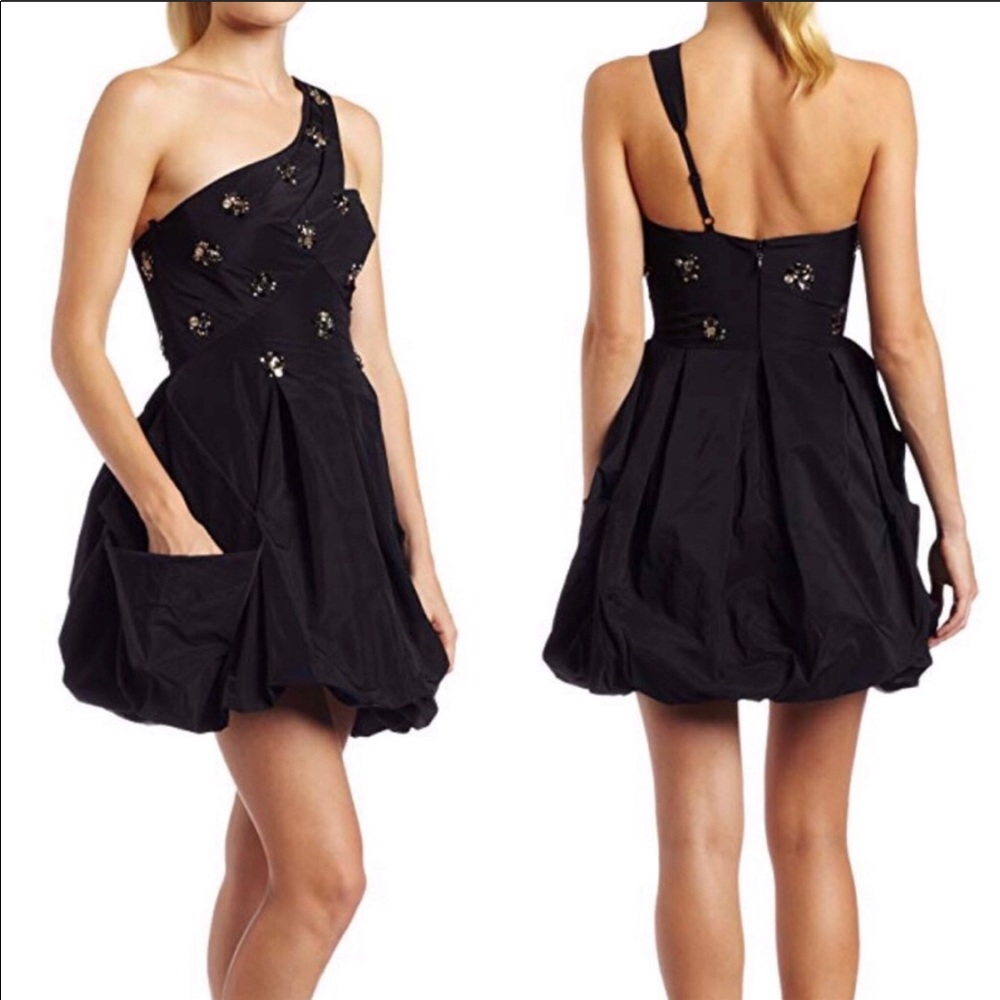 BCBG Maxazria black party dress